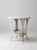 Wood Antique White Wicker Table For Sale - Image 7 of 13