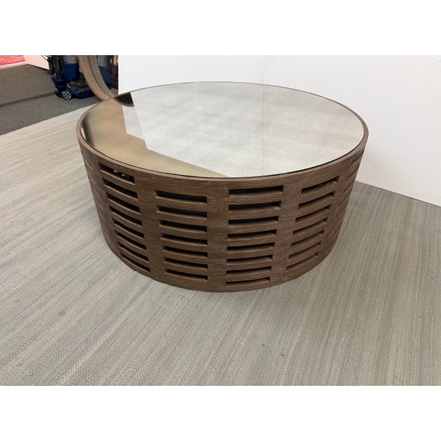 Brownstone Palmer Mirrored Coffee Table For Sale - Image 9 of 12