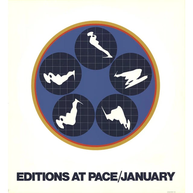 Editions At Pace by Ernest Trova, Unsigned 1969 Serigraph, edition size of 2000.31.5 x 29 inches