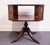 Heritage Heritage Furniture Solid Mahogany Traditional Federal Style 25" Square Tiered Accent Table W. Tooled Leather Top 135 For Sale - Image 4 of 10