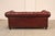 Chesterfield Style Oxford Red Leather Sofa For Sale - Image 14 of 17