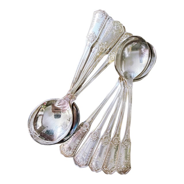 1960s Set of 10 Tiffany & Co for St Regis Hotel Soup Spoons For Sale