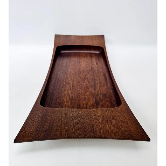 Mid 20th Century Mid-Century Dansk Wenge Wood Serving Tray by Jens Quistgaard For Sale - Image 5 of 13