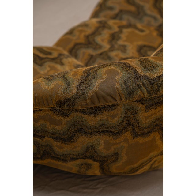 Mumba Sculptural Sofa in Dieter Vander Velpen X Zinc Textile by Bretz, 1980s For Sale - Image 16 of 18