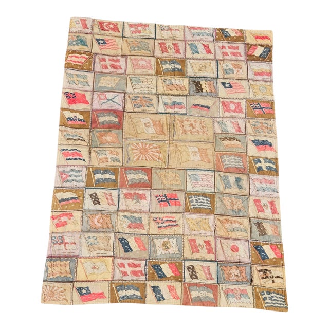 Rare Tobacco Flag Quilt For Sale