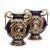 Traditional Pair of Late 19th Century Cobalt Blue Porcelain and Limoges Enamel Portrait Vases For Sale - Image 3 of 12