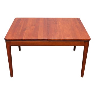 Danish Extendable Teak Dining Table by Glostrup Møbelfabrik, 1965 For Sale