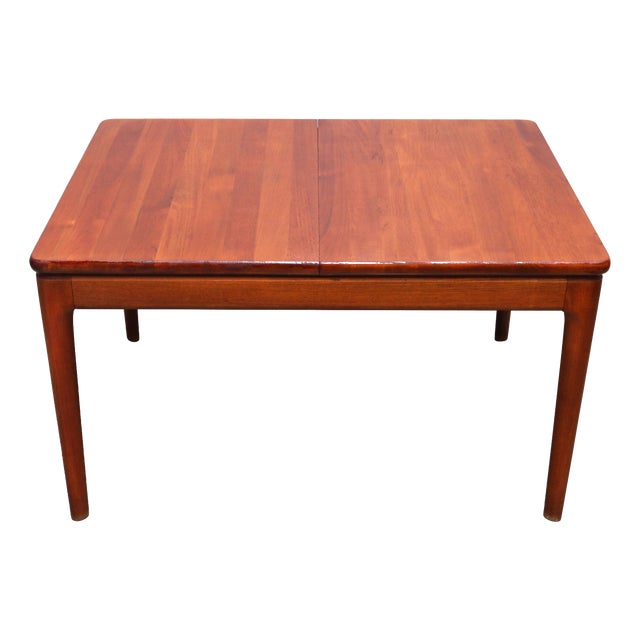 Danish Extendable Teak Dining Table by Glostrup Møbelfabrik, 1965 For Sale