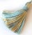 Petite Turquoise Key Tassels - A Pair For Sale In New York - Image 6 of 11
