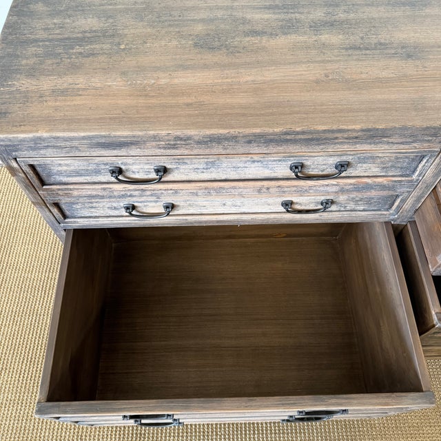 Beige Daphne 4 Drawer Reclaimed Pine Dresser For Sale - Image 8 of 9