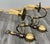 Vintage French Candle Style Sconces in Brass, Set of 2 For Sale - Image 14 of 17