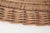 Mid-Century Modern Oval Wall Mirror in Hand-Woven Willow, 1960s For Sale - Image 3 of 10