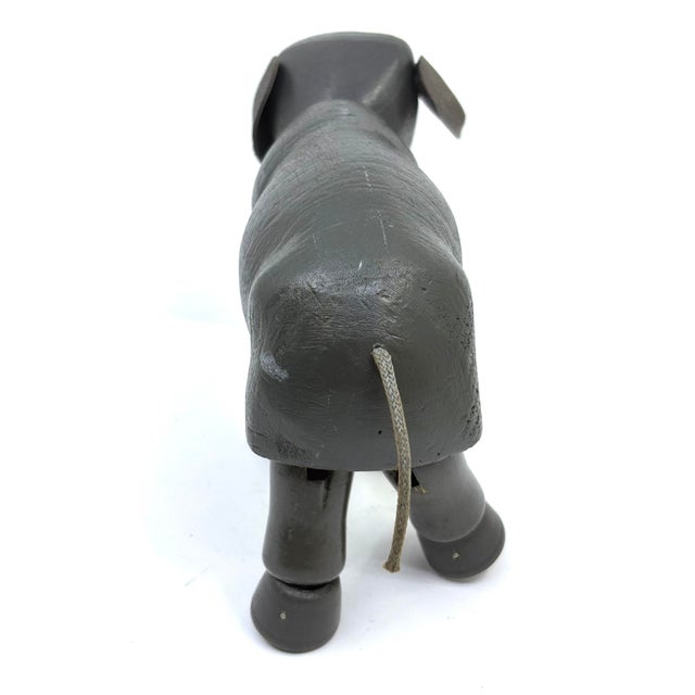 Vintage Schoenhut Humpty Dumpty Elephant Circus Wood Animal Toy. These came directly from the circus back in the mid...