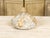 19th Century Italian Painted and Parcel Gilt Tôle Bed Corona with Foliage Motif and Finial For Sale - Image 4 of 10