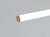 Gold Linear Light LO015 Pendant Light in Satin Brass by Naama Hofman For Sale - Image 8 of 15