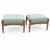 Mid Century Modern Style Ottomans- Pair For Sale In San Diego - Image 6 of 6