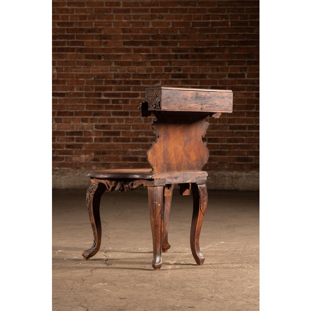 Brown 19th Century Black Forest Carved Walnut Valet Chair For Sale - Image 8 of 9