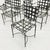 Black 1970s Set of Six Mario Papperzini for Salterini, Iron Lattice Outdoor Armchairs, Attributed For Sale - Image 8 of 18
