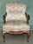 Antique French Walnut Armchairs with Silk Damask, 1880s, Set of 2 For Sale - Image 12 of 18