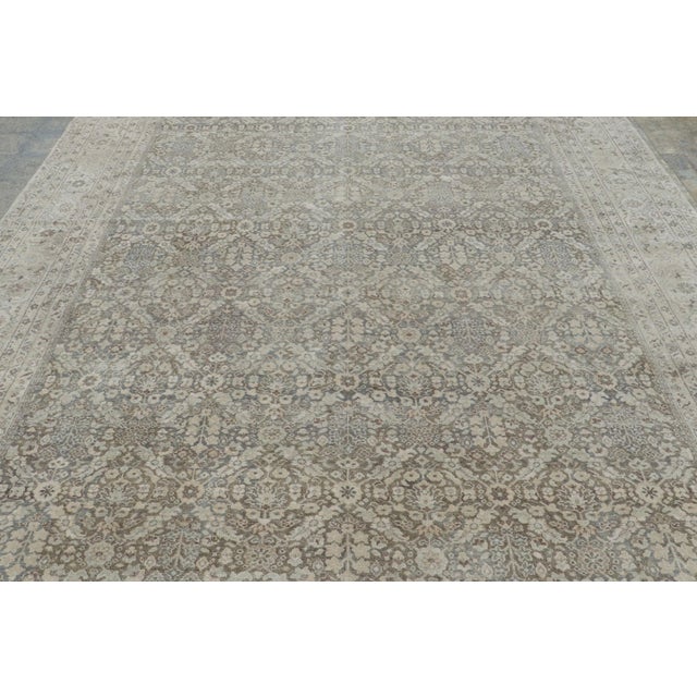 Hand-knotted in luminous natural silk, this 9x12 rug is a breathtaking jewel within Rug & Kilim’s Modern Classics...