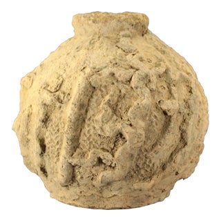 Earthenware Medicine Jar Mali Saharan Cultures, Africa For Sale