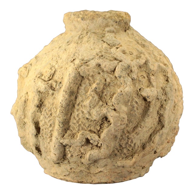 Earthenware Medicine Jar Mali Saharan Cultures, Africa For Sale
