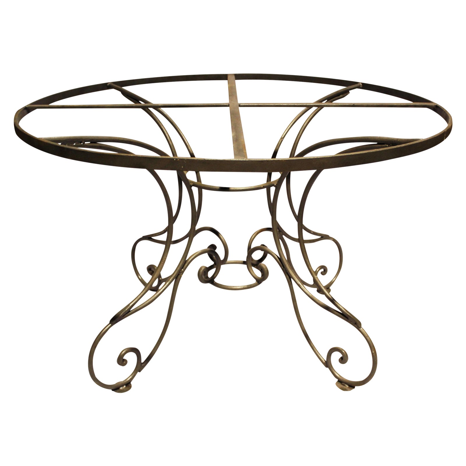 Wrought Steel Dining Table Base Chairish