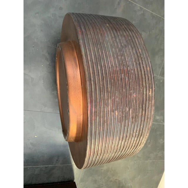 Copper Vase by Ravi Sing for Light Works Resources, 1990s For Sale - Image 8 of 9