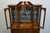 Wood Late 20th Century Broyhill Furniture Walnut Traditional Style 60" Buffet W. Lighted Display China Cabinet For Sale - Image 7 of 16