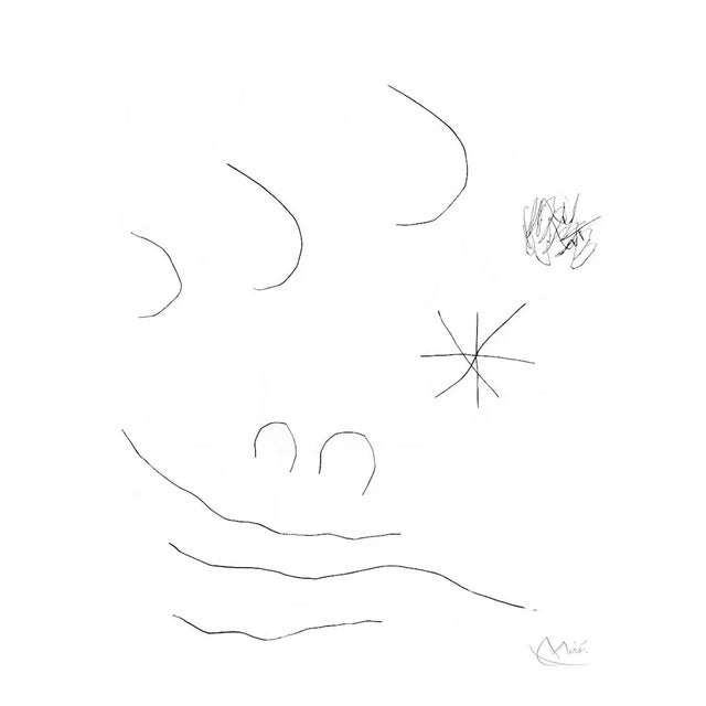 Journal D'Un Graveur - Vol. 2 Plate 15 - Original Drypoint by Joan Mirò - 1975 1975 For Sale