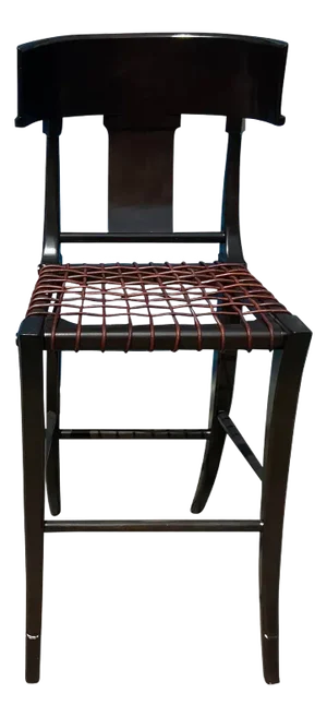 Mid Century Modern Klismos Bar Stool