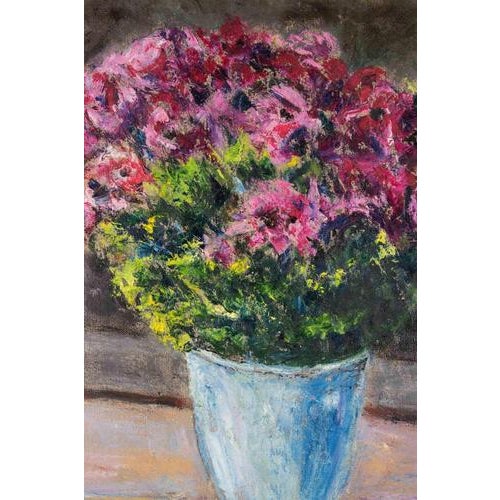 Oil on canvas realized by Pino Romanò (1934) in 1990s. Hand signed. Titled on rear. Very good condition. This piece is...