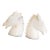 Vintage Carved Marble Horse Head Bookends, Pair For Sale