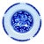 1970s Porcelain Wall Plate Die Falkenbeize Real Cobalt Arzberg For Sale