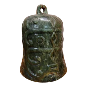 Chinese Antique Hand Carved Jade Bell