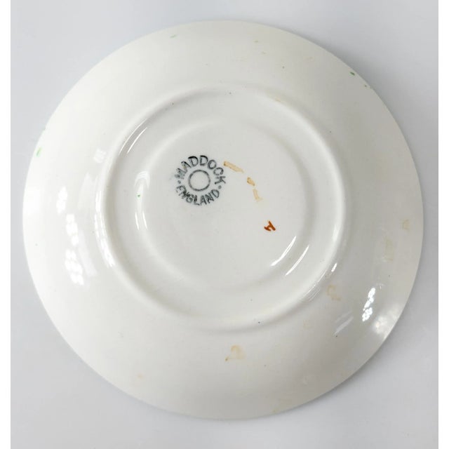 19th Century English Staffordshire Ironstone Aesthetic Cup and Saucer by John Maddock & Sons For Sale - Image 4 of 10