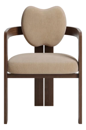 Yeti Chair in Walnut by KY Architecture