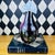 Large Amethyst Blown Art Glass Vase With Millefiori Floral Murrine, 13" For Sale - Image 4 of 11