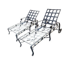 Example of Double Outdoor Chaise Lounge