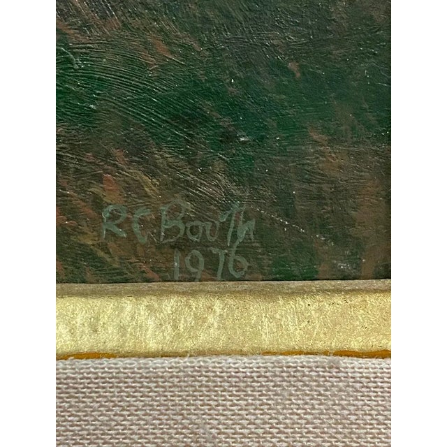 1970s Raymond C. Boothe, Starlings in a Winter Landscape, 1976 For Sale - Image 5 of 12