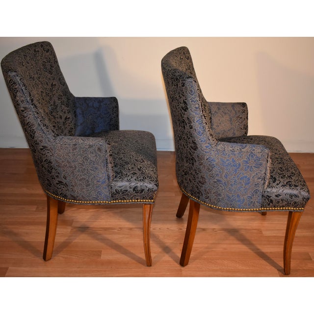 1930s English Regency Fruit Wood Living Room Chairs A Pair Chairish