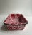 Mid 20th Century Vintage Red & White Splatter Enamelware Loaf Pan For Sale - Image 5 of 14