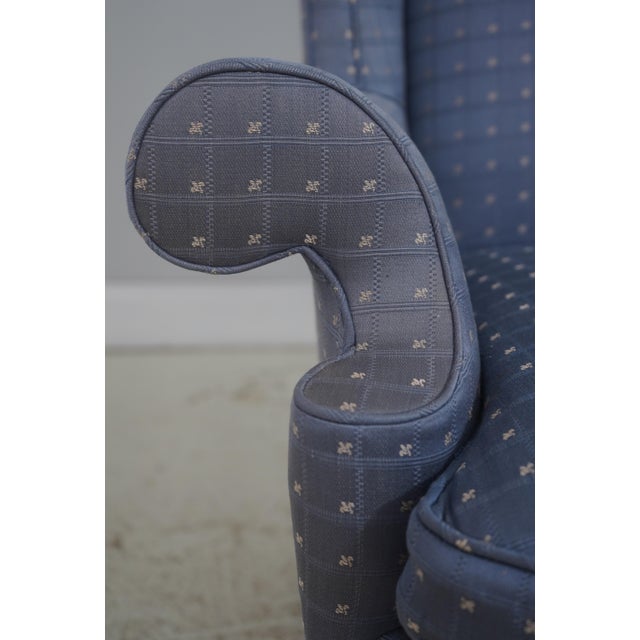 Pair Kindel Philadelphia Clawfoot Wing Back Chairs For Sale - Image 13 of 18