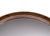 Round Plastic Wall Mirror in Faux Wood, 1970s For Sale - Image 4 of 7