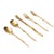 Our signature Squiggle silhouette, drawn into a complete five-piece place setting — dinner fork, salad fork, dinner knife,...