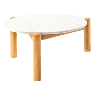 Marble Center Table with Interchangeable Top by Charlotte Perriand for Cassina For Sale