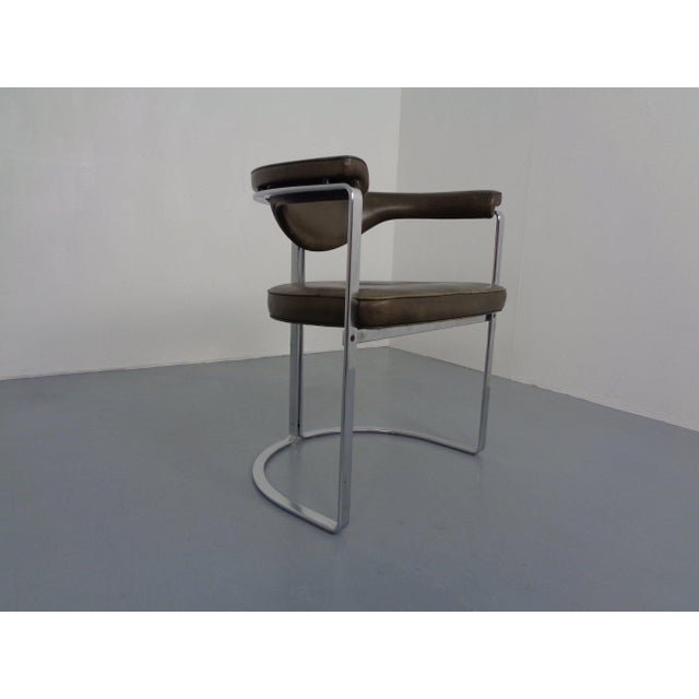 1960s Model 6911 Armchair in Leather by Horst Brüning for Kill International, Germany, 1968 For Sale - Image 5 of 15