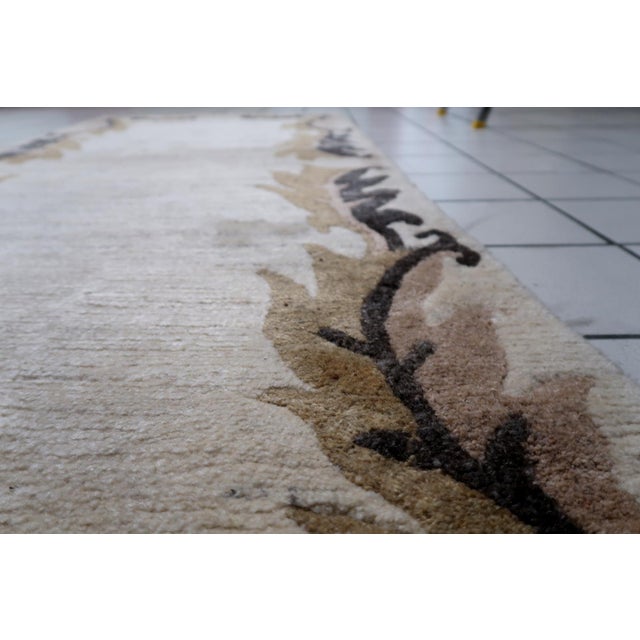 Art Deco 1960s, Vintage Tibetan Art Deco Khaden Rug 3' X 6.8' For Sale - Image 3 of 15