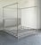 Metal Vintage Metal King Canopy Bed Frame For Sale - Image 7 of 12