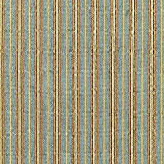 Sample - Schumacher Toscana Stripe Fabric in Venetian For Sale